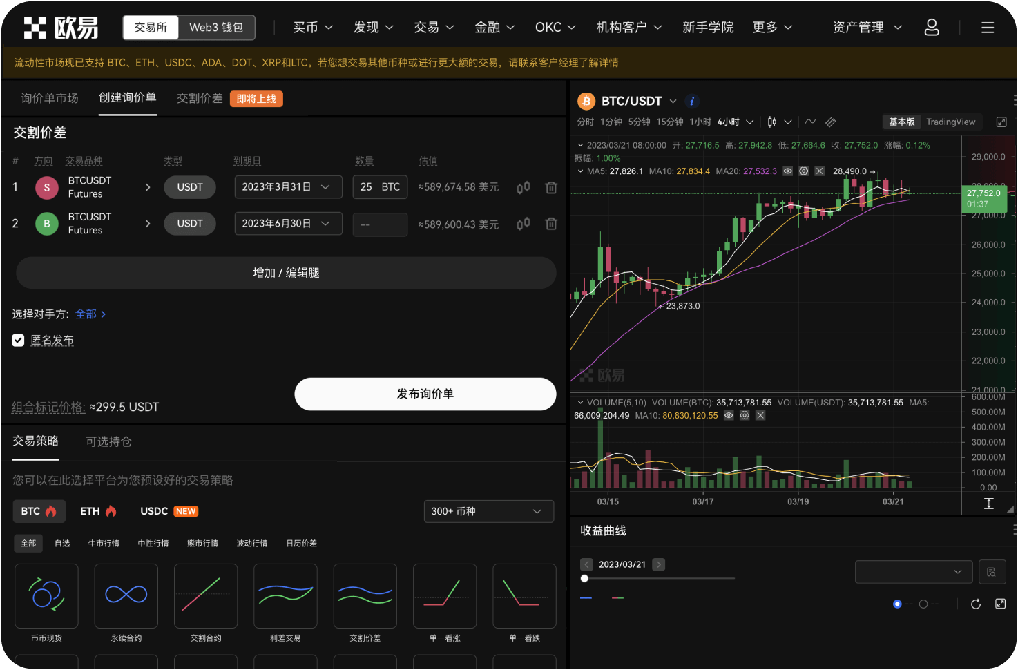 在OKE可以交易哪些衍生品